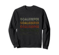 Love Heart Goalkeeper Grunge Black Sweatshirt - Trendy Graphic Men Women - T-Shirt, Sweatshirt, Hoodie