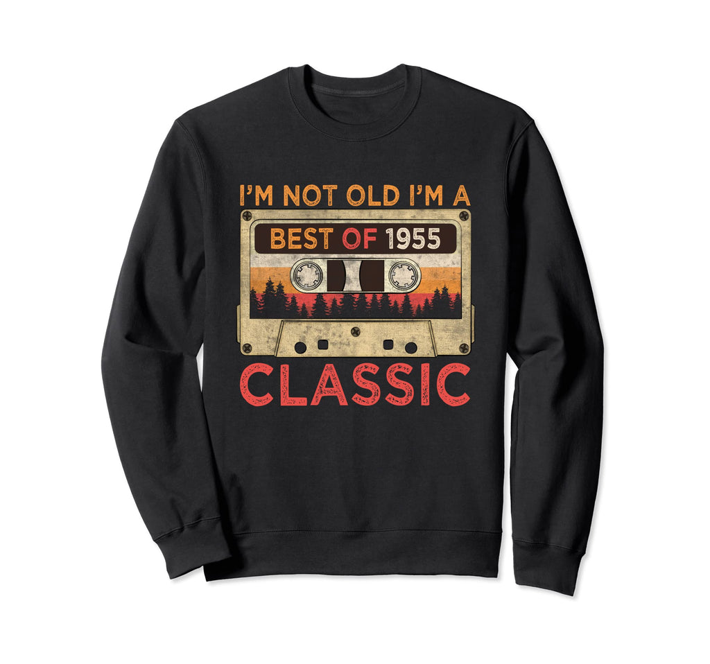 67 Year Old Best 1955 67Th Birthday Sweatshirt - Trendy Graphic for Adults - T-Shirt, Sweatshirt, Hoodie