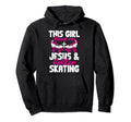 This Runs Jesus And Roller Skating Hoodie - Streetwear Style Men Women - T-Shirt, Sweatshirt, Hoodie