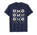 Soccer Mama Mom Soccer Mom Bow T-Shirt - Aesthetic Graphic Men Women - T-Shirt, Sweatshirt, Hoodie