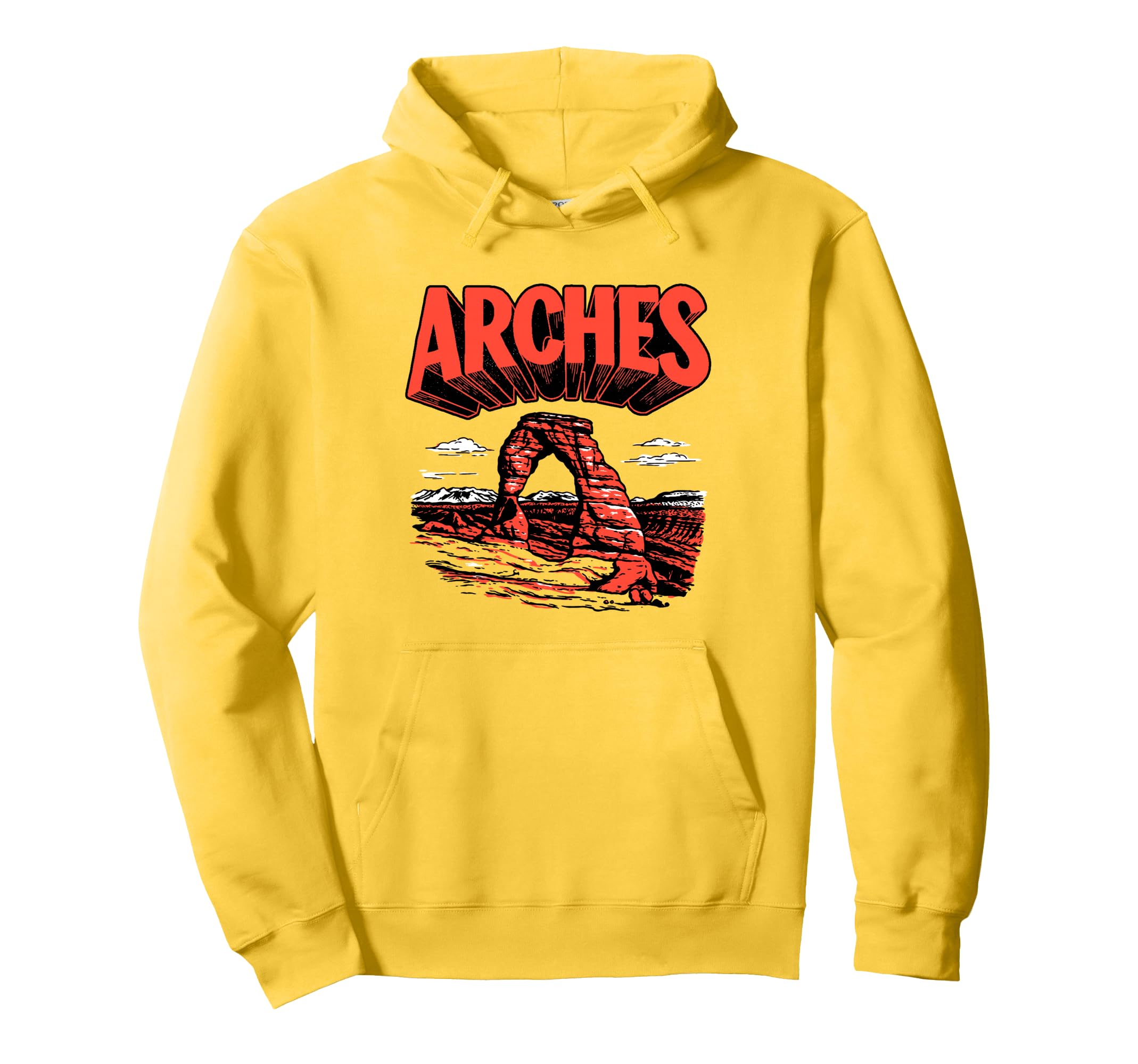 Arches National Park Delicate Arch Hoodie - Fun Novelty Design Unisex - T-Shirt, Sweatshirt, Hoodie