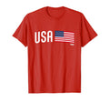 Superfan Usa Minimal Flag Stripe T-Shirt - Casual Everyday Wear Unisex - T-Shirt, Sweatshirt, Hoodie