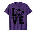 Love Heart Soccer Team Sport Fans T-Shirt - Novelty Apparel Men Women - T-Shirt, Sweatshirt, Hoodie