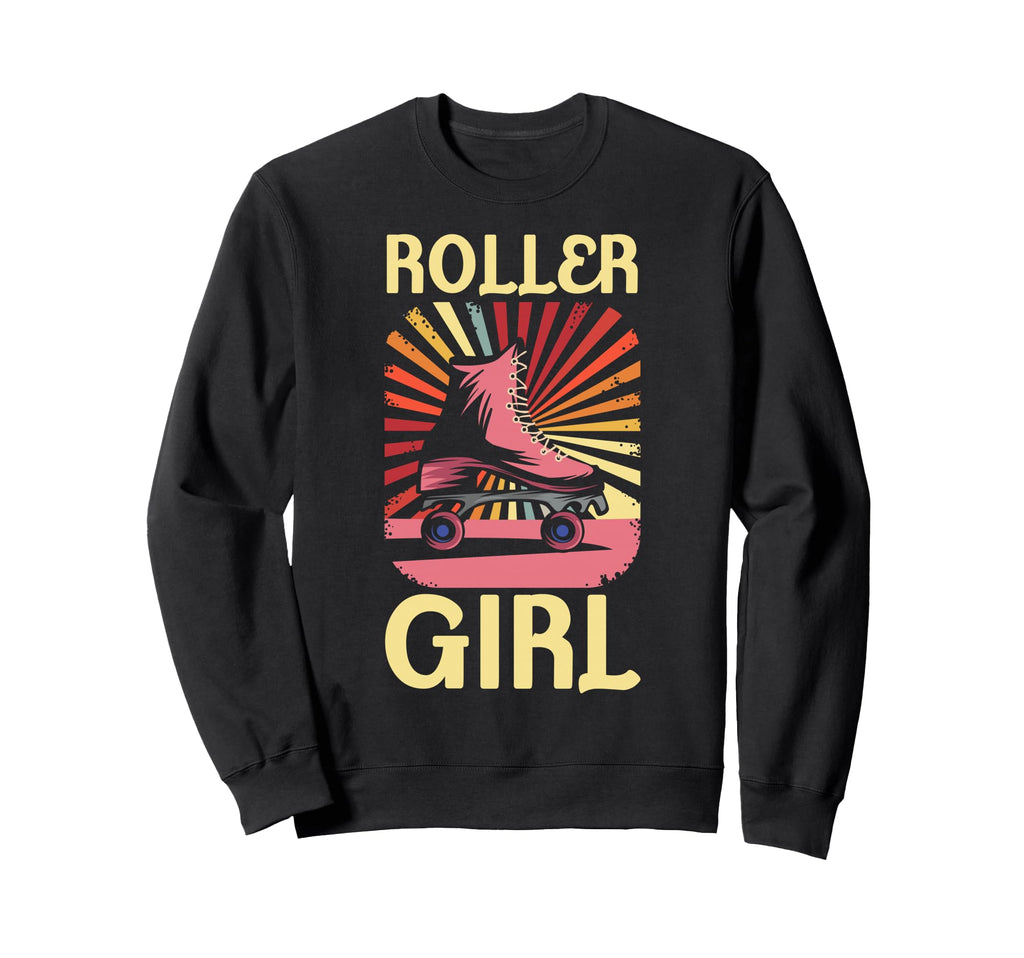 70S 80S Roller Skater Skating Sweatshirt - Streetwear Style for Adults - T-Shirt, Sweatshirt, Hoodie