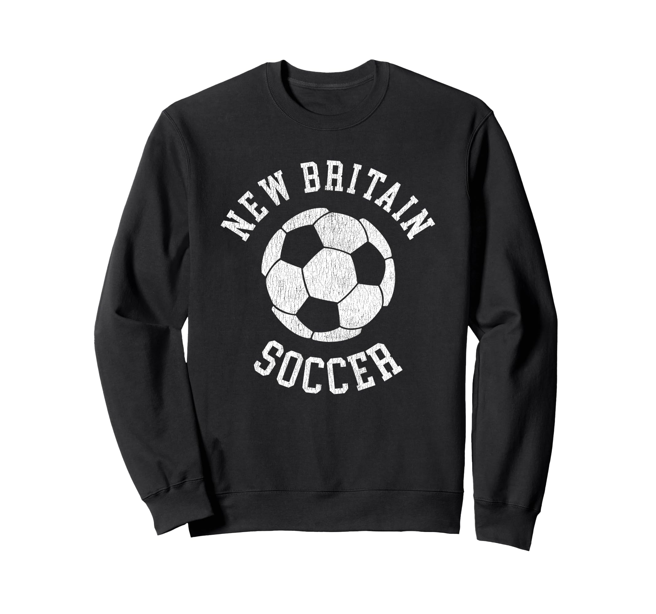 New Britain Soccer Distressed 90S Sweatshirt - Streetwear Style for Adults - T-Shirt, Sweatshirt, Hoodie