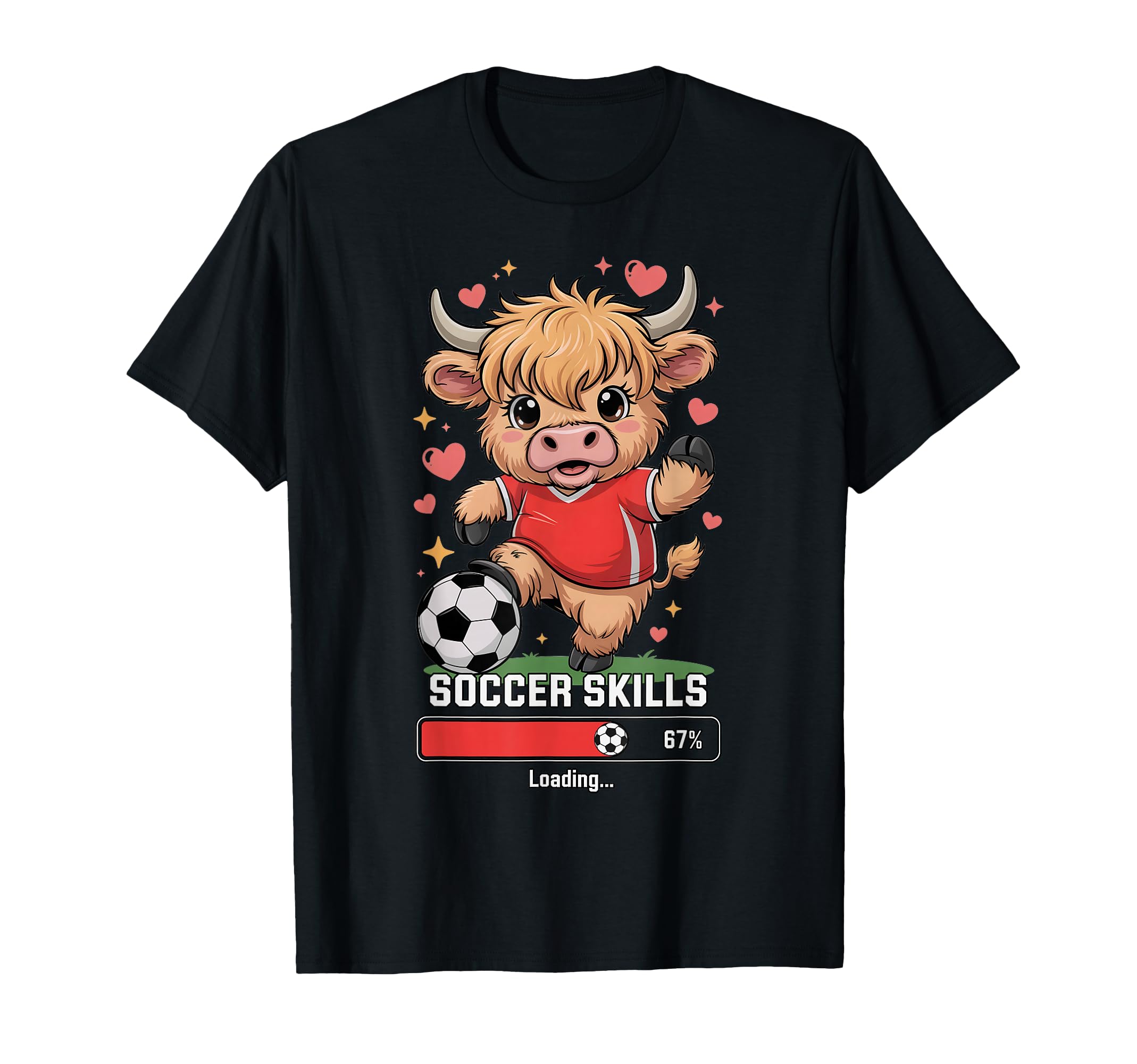 Soccer Skills Loading Heifer Team T-Shirt - Streetwear Style for Adults - T-Shirt, Sweatshirt, Hoodie