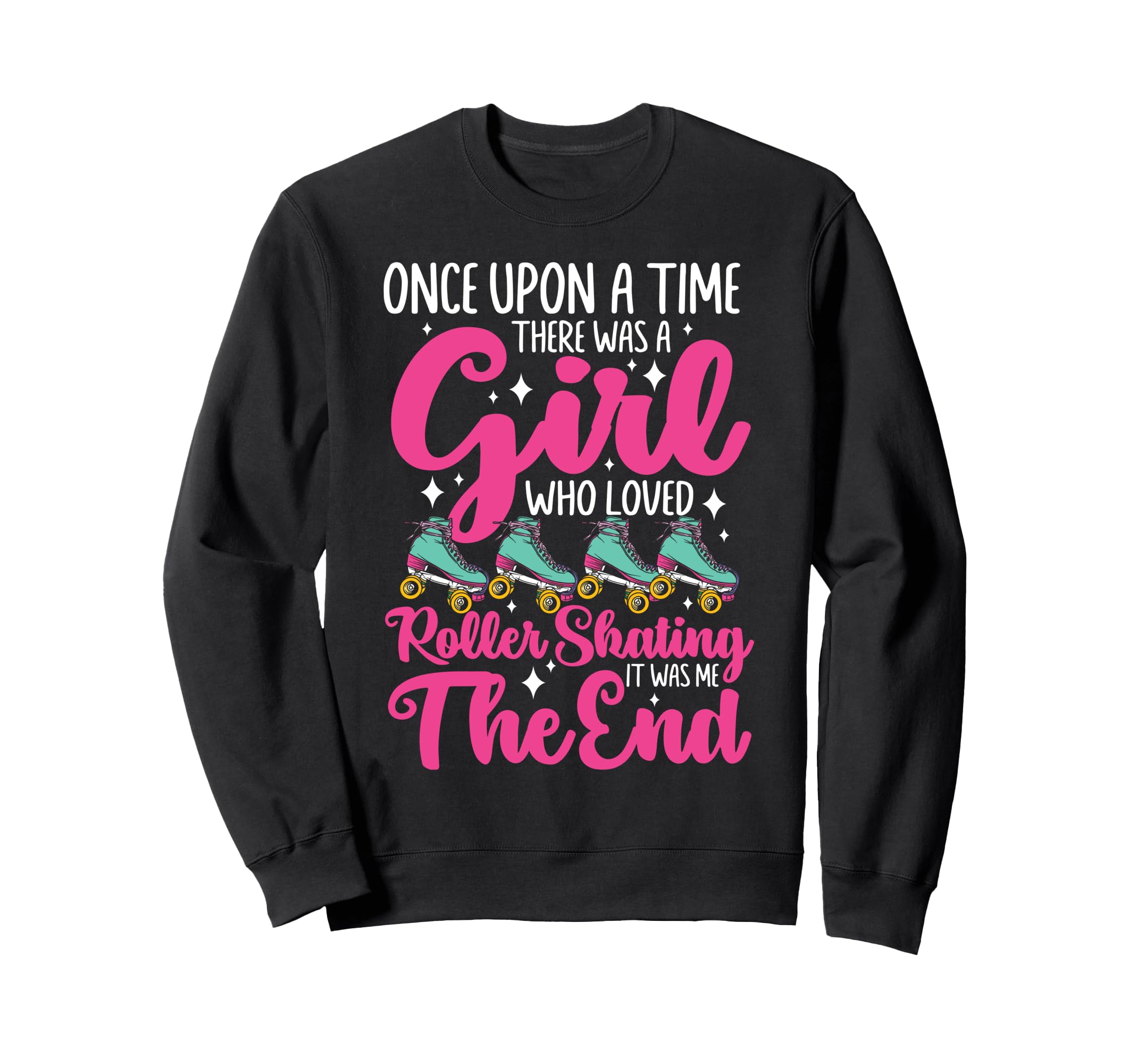 Roller Skating Skate 1970S Watercolor Sweatshirt - Minimalist Print Unisex - T-Shirt, Sweatshirt, Hoodie