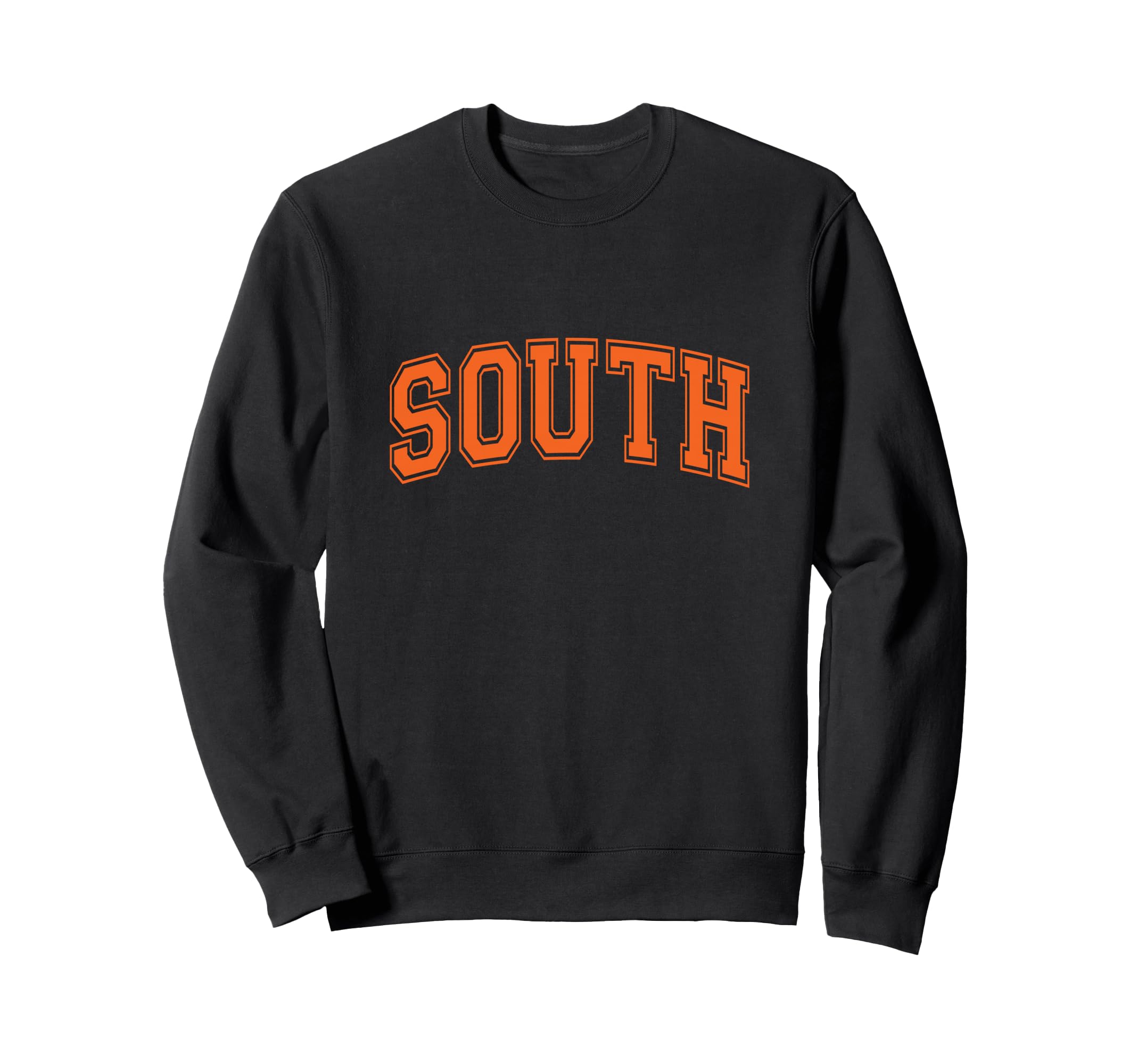 Orange South Team Colors Spirit Sweatshirt - Fun Novelty Design for Adults - T-Shirt, Sweatshirt, Hoodie