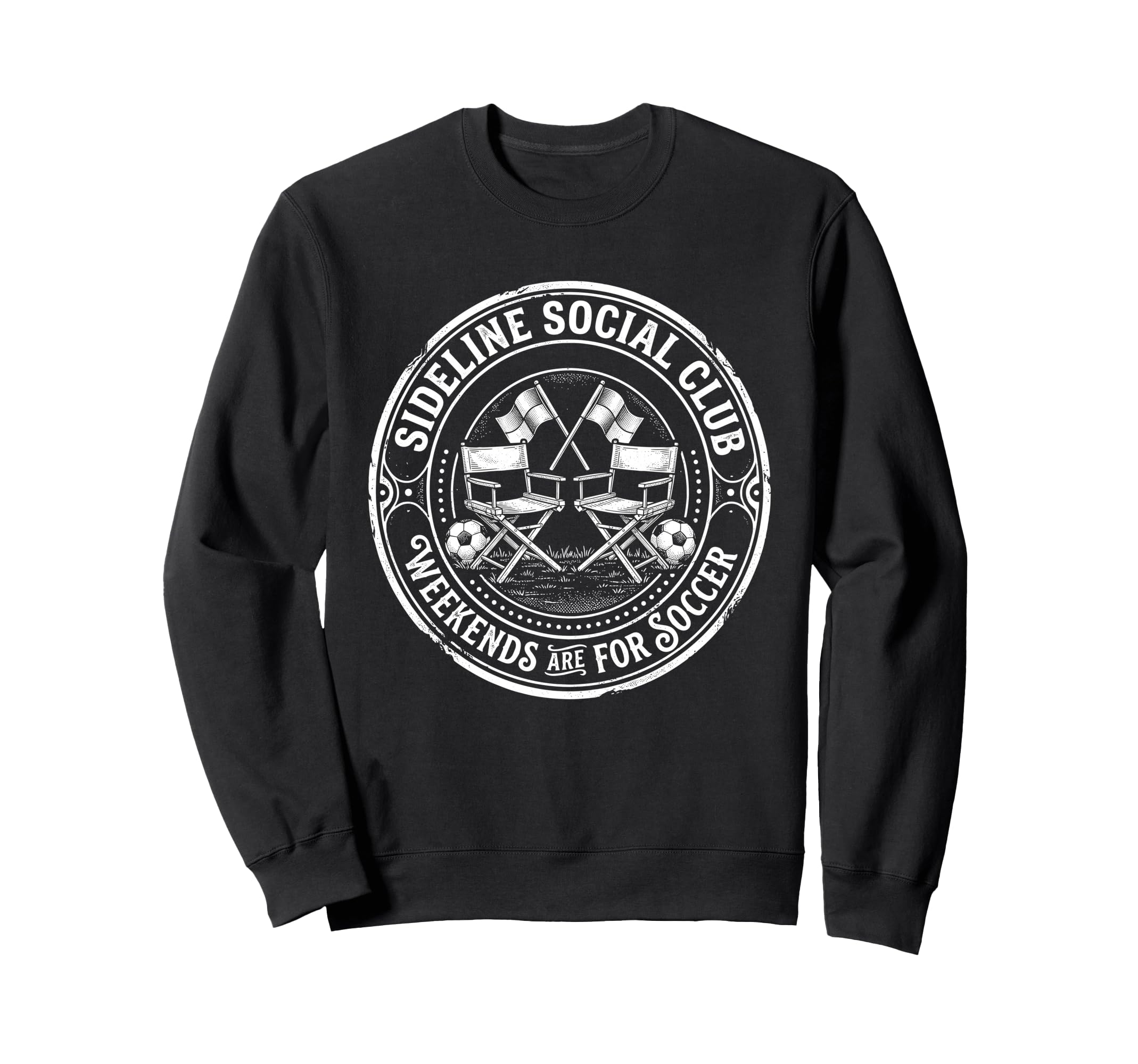 Sideline Social Club Weekends Are Sweatshirt - Graphic Print for Adults - T-Shirt, Sweatshirt, Hoodie
