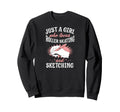 Just Who Loves Roller Skating And Sweatshirt - Streetwear Style for Adults - T-Shirt, Sweatshirt, Hoodie