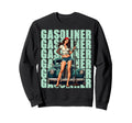 Gasoline Car Pin Up Sweatshirt - Streetwear Style for Adults - T-Shirt, Sweatshirt, Hoodie