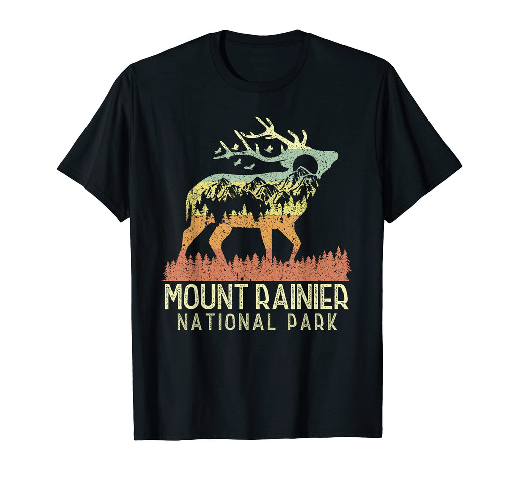 Mount Rainier National Park T-Shirt - Aesthetic Graphic for Adults - T-Shirt, Sweatshirt, Hoodie