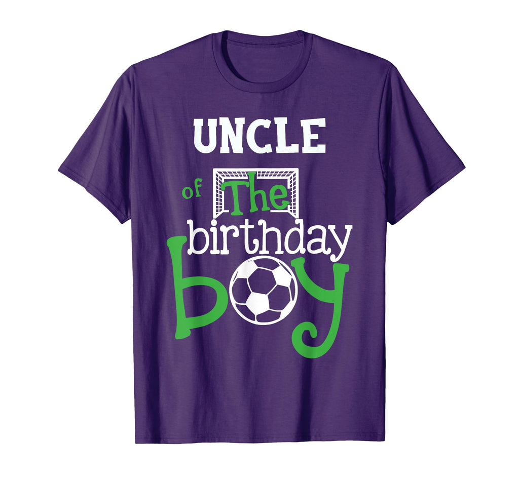 Uncle Birthday Soccer Player Matching T-Shirt - Graphic Print Men Women - T-Shirt, Sweatshirt, Hoodie