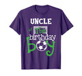 Uncle Birthday Soccer Player Matching T-Shirt - Graphic Print Men Women - T-Shirt, Sweatshirt, Hoodie
