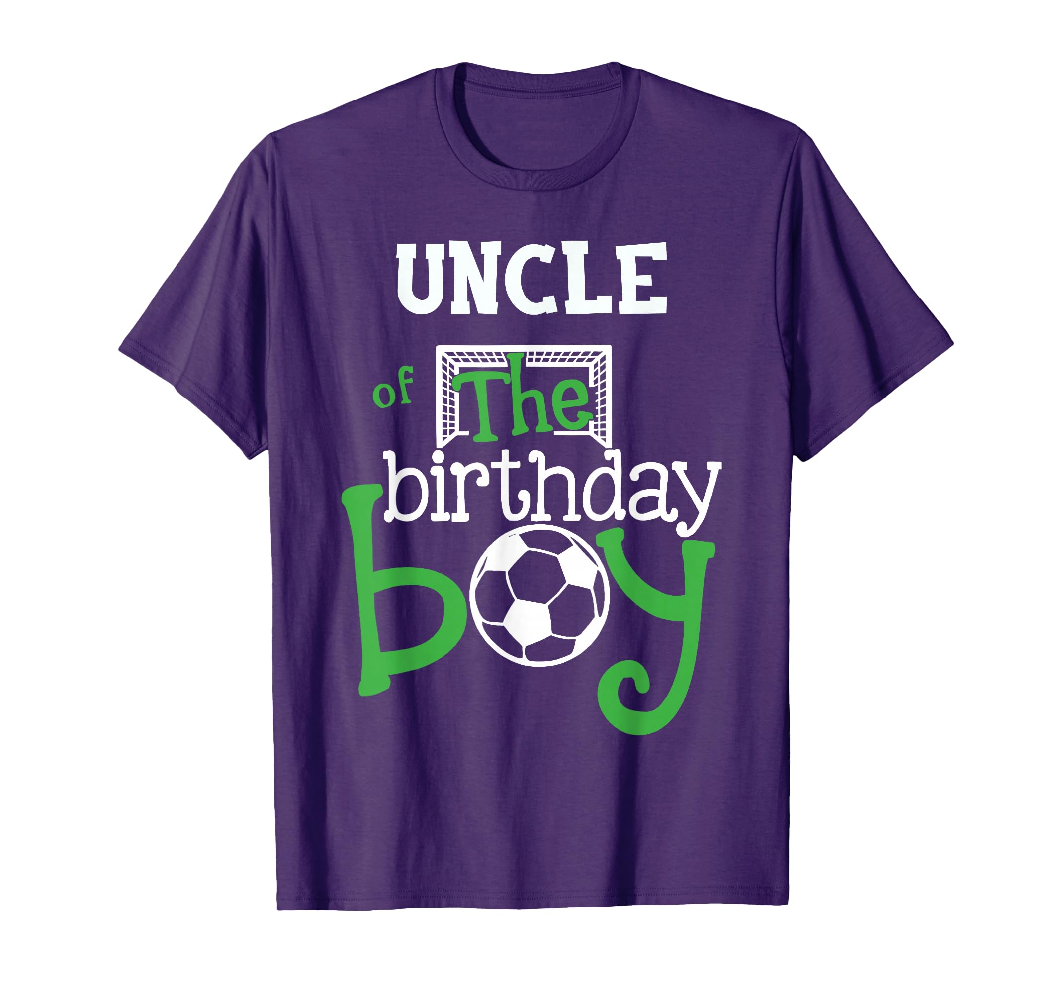 Uncle Birthday Soccer Player Matching T-Shirt - Graphic Print Men Women - T-Shirt, Sweatshirt, Hoodie