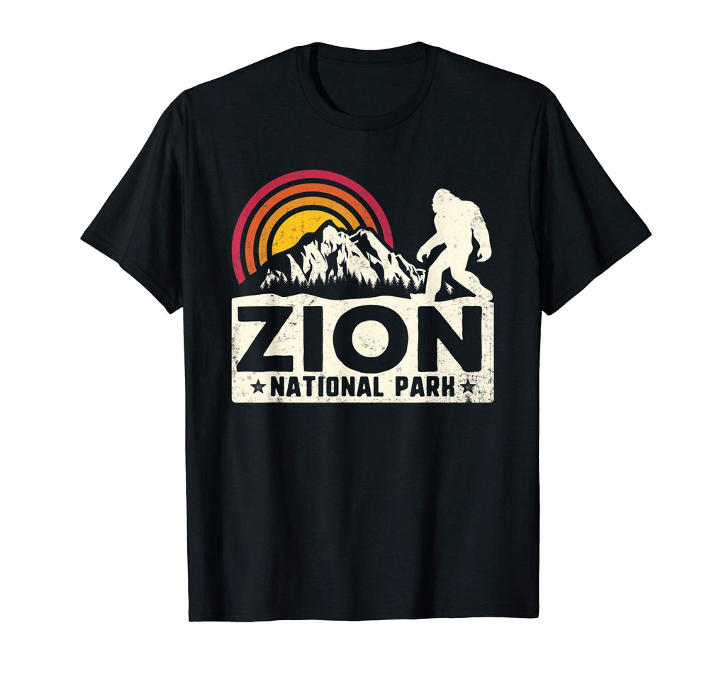 Bigfoot Zion National Park Mountain T-Shirt - Aesthetic Graphic for Adults - T-Shirt, Sweatshirt, Hoodie