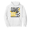 Game Day Soccer Season Black Yellow Hoodie - Casual Everyday Wear Unisex - T-Shirt, Sweatshirt, Hoodie