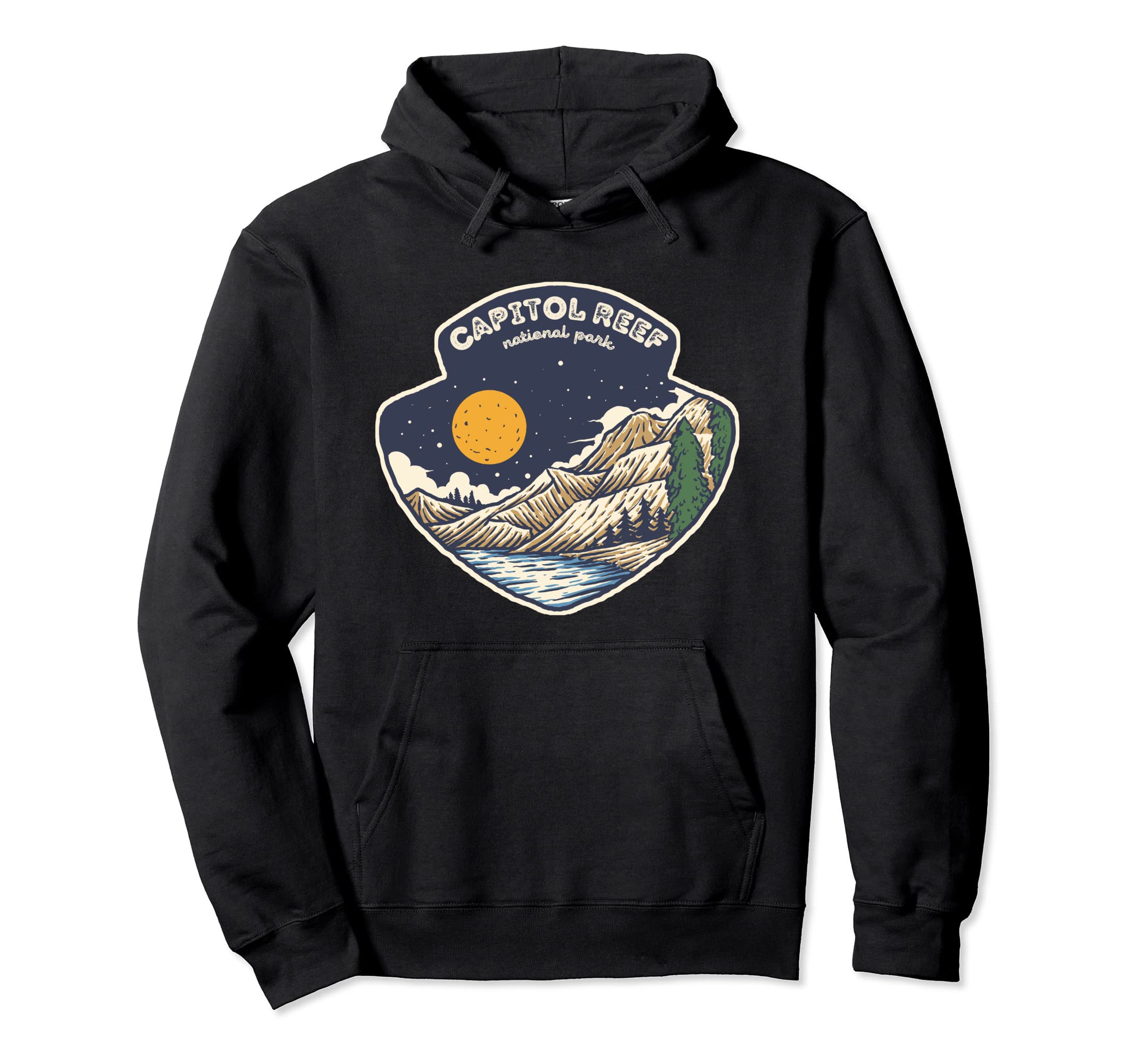Capitol Reef Utah National Park Hoodie - Unique Graphic Men Women - T-Shirt, Sweatshirt, Hoodie