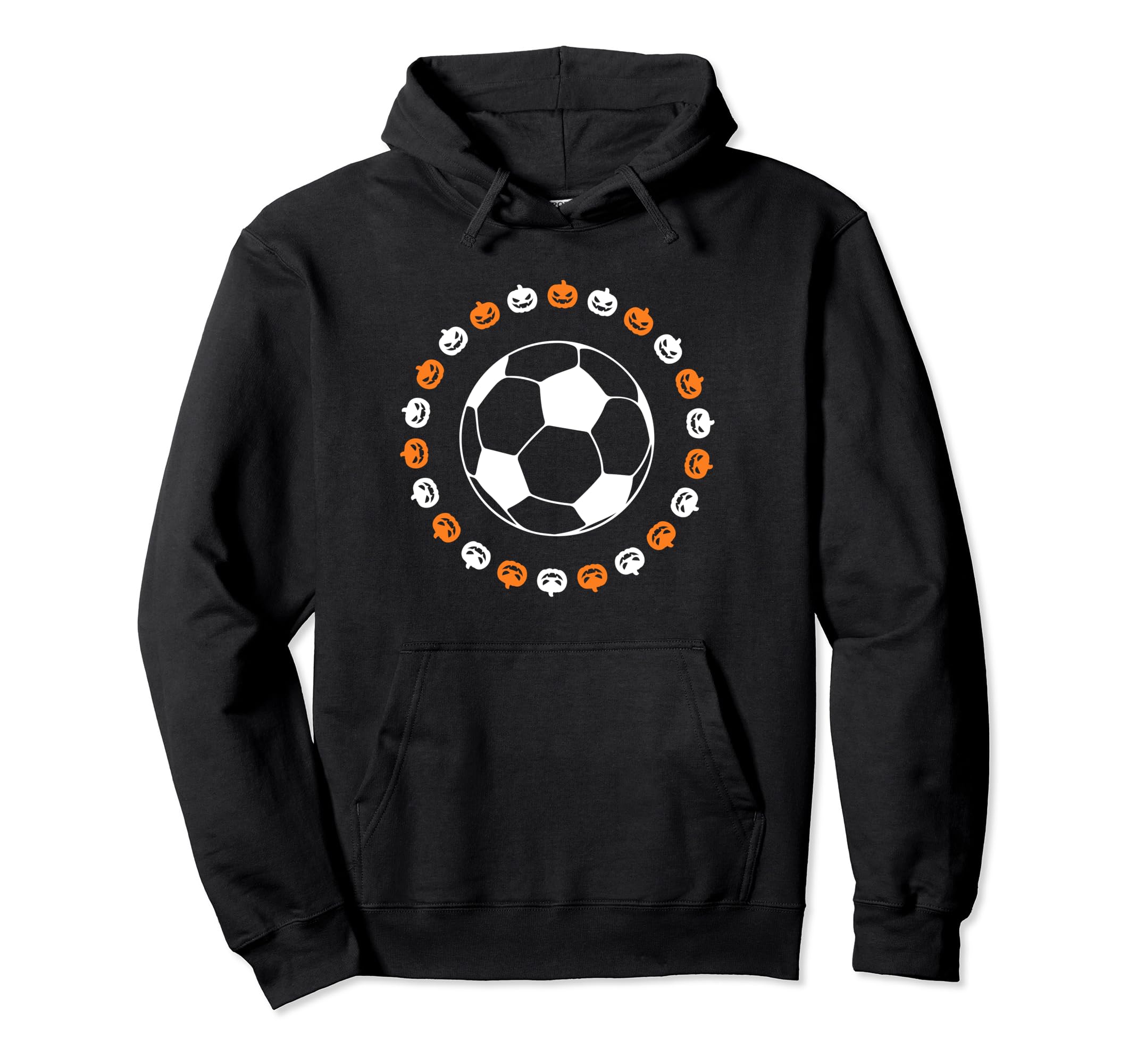 Soccer And Halloween Funny And Spooky Hoodie - Custom Art Print for Adults - T-Shirt, Sweatshirt, Hoodie