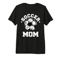 Soccer Mom Funny Soccer Ball Distressed T-Shirt - Trendy Graphic Unisex - T-Shirt, Sweatshirt, Hoodie