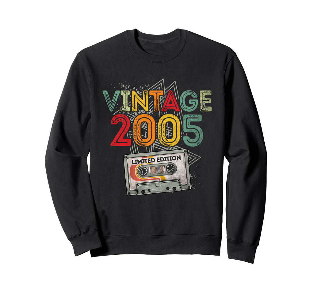 20 Years Old Gifts 2005 20Th Birthday Sweatshirt - Novelty Apparel Unisex - T-Shirt, Sweatshirt, Hoodie