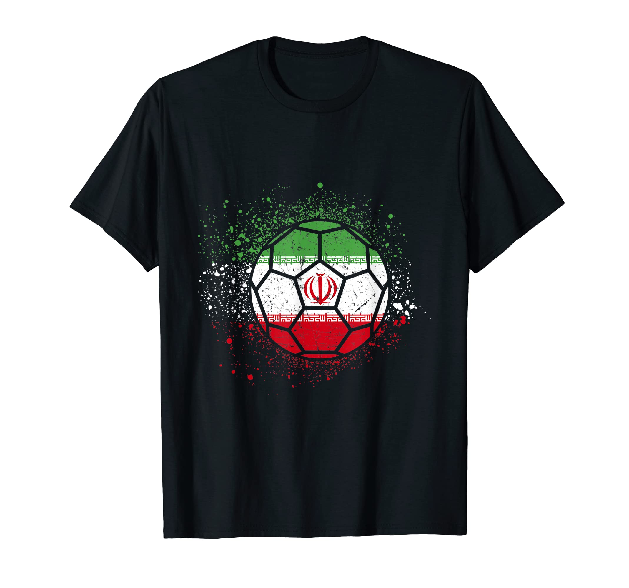 Iran Fans Iran Flag World Soccer T-Shirt - Fun Novelty Design Unisex - T-Shirt, Sweatshirt, Hoodie