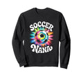 Soccer Nana Grandma Tie Dye Sweatshirt - Aesthetic Graphic for Adults - T-Shirt, Sweatshirt, Hoodie