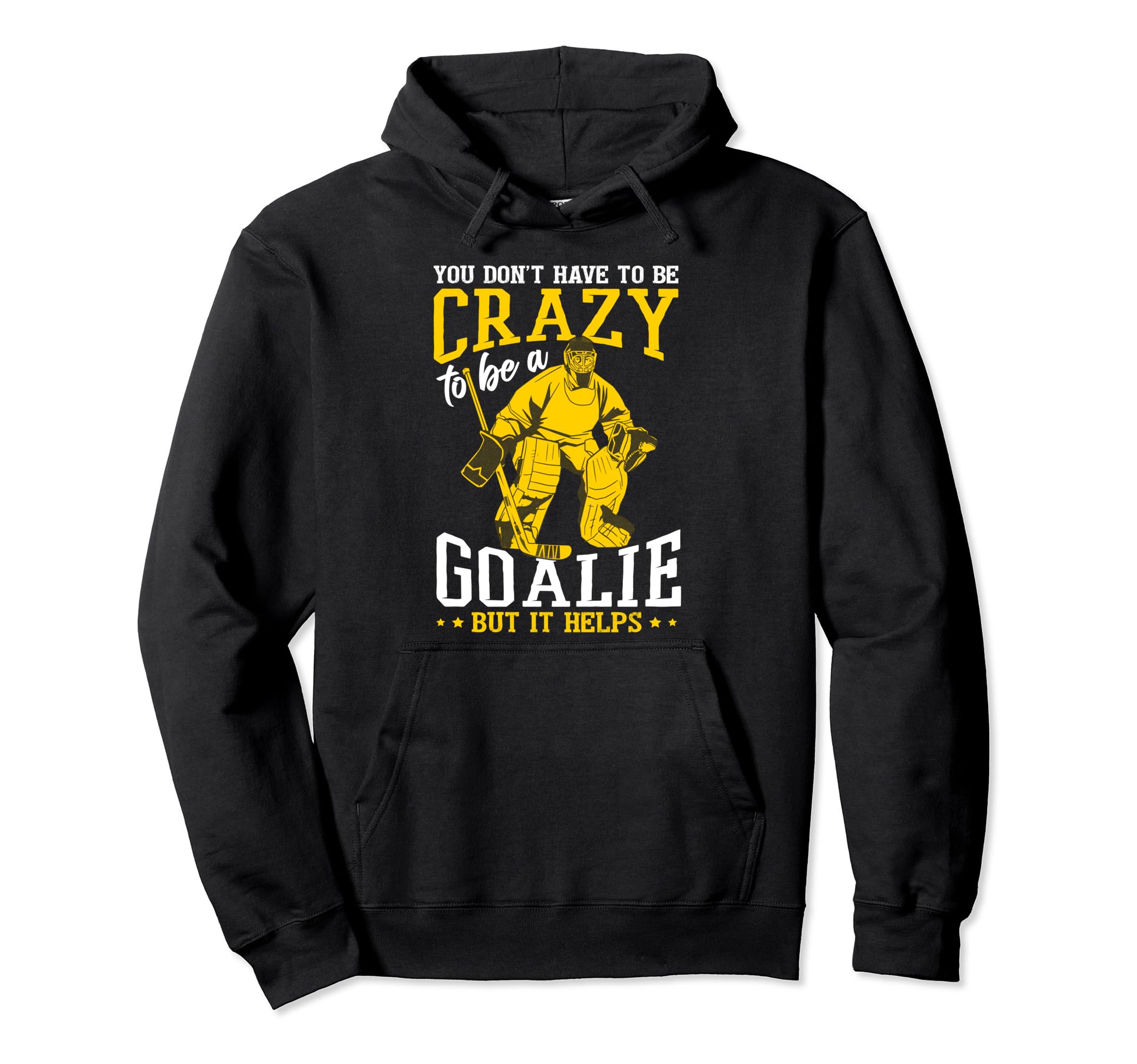 Funny Ice Hockey Player Ice Hockey Hoodie - Unique Graphic for Adults - T-Shirt, Sweatshirt, Hoodie