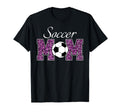 Soccer Mom Purple Leopard Funny Mothers T-Shirt - Minimalist Print Unisex - T-Shirt, Sweatshirt, Hoodie