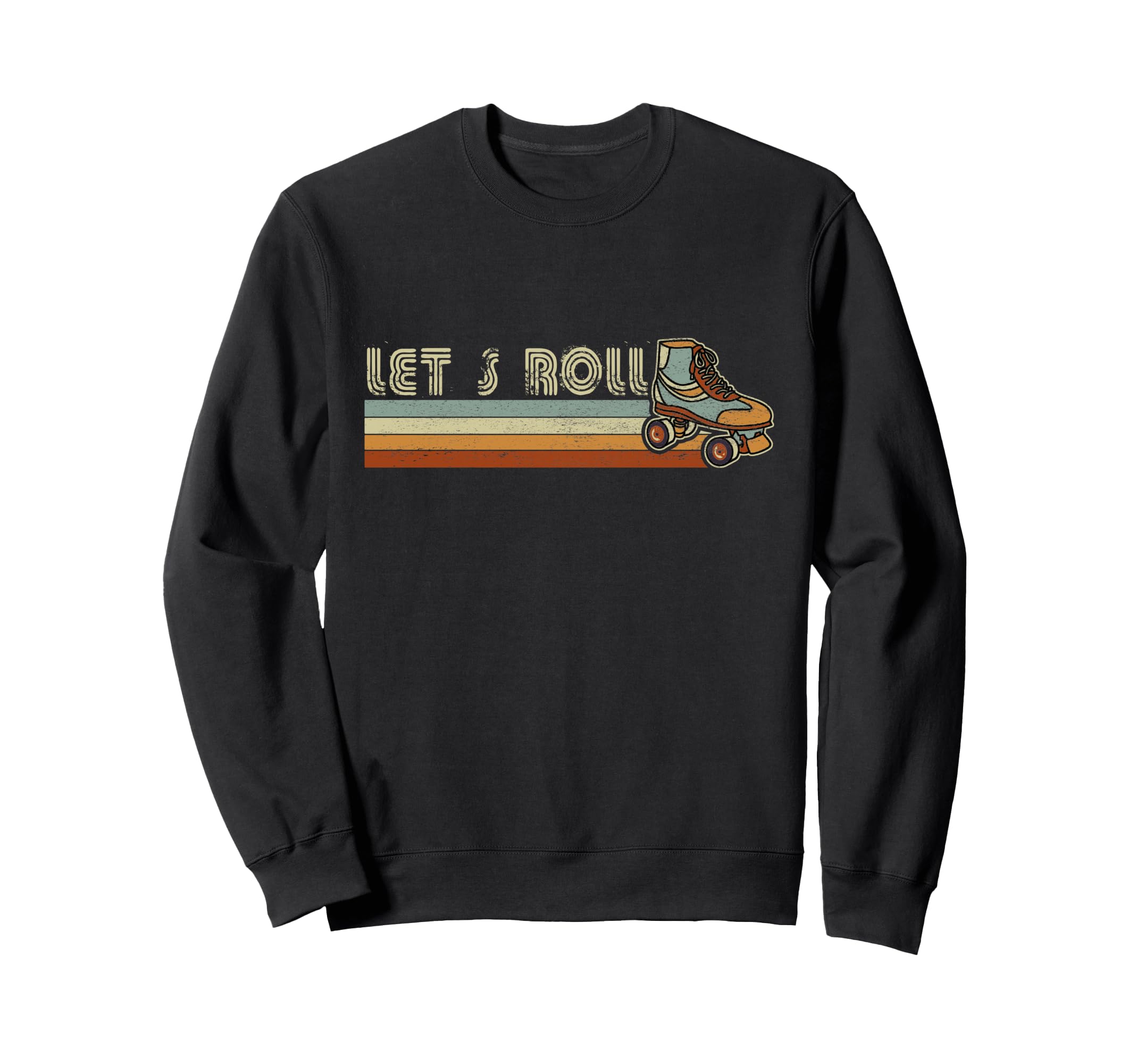Lets Roll Roller Skating Sweatshirt - Minimalist Print Unisex - T-Shirt, Sweatshirt, Hoodie