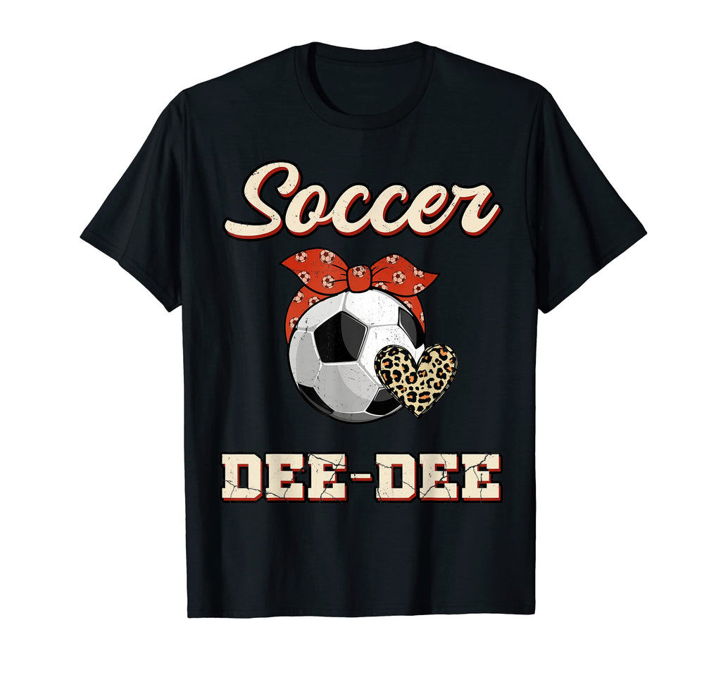Soccer Dee Dee Bandana Leopard Heart Fans T-Shirt - Novelty Apparel Unisex - T-Shirt, Sweatshirt, Hoodie