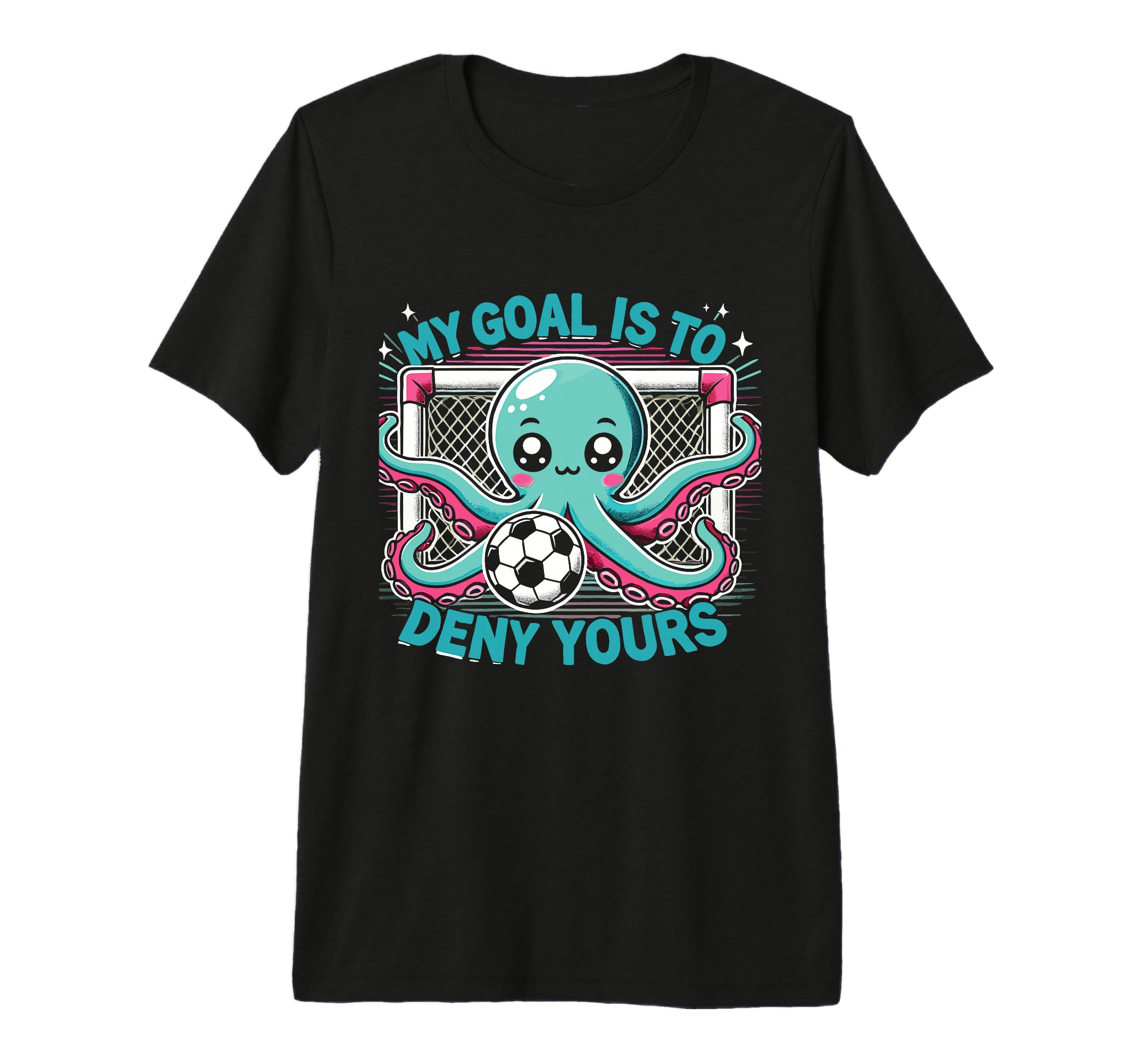 Soccer Player Octopus Soccer Goalie My T-Shirt - Unique Graphic Men Women - T-Shirt, Sweatshirt, Hoodie