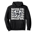Soccer Soccer Mom Mothers Day Coquette Bow Hoodie - Minimalist Print Unisex - T-Shirt, Sweatshirt, Hoodie