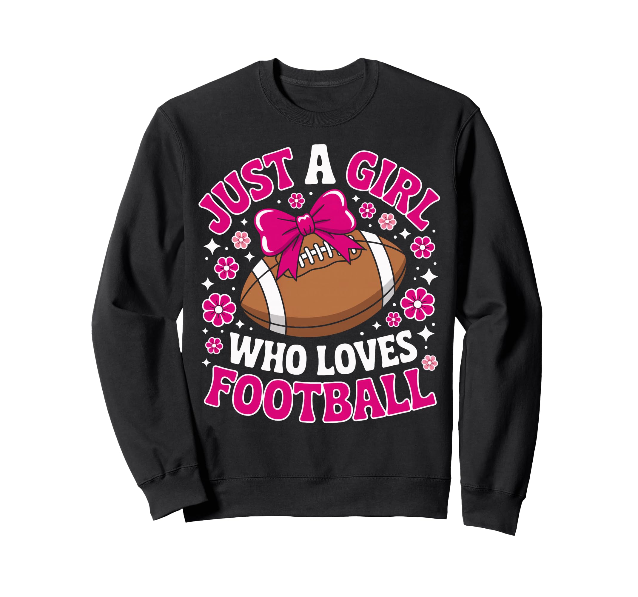Just Who Loves Football Soccer Fans Sweatshirt - Graphic Print Unisex - T-Shirt, Sweatshirt, Hoodie
