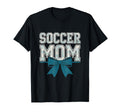 Soccer Mom Coquette Bow Mothers Day T-Shirt - Casual Everyday Wear Unisex - T-Shirt, Sweatshirt, Hoodie