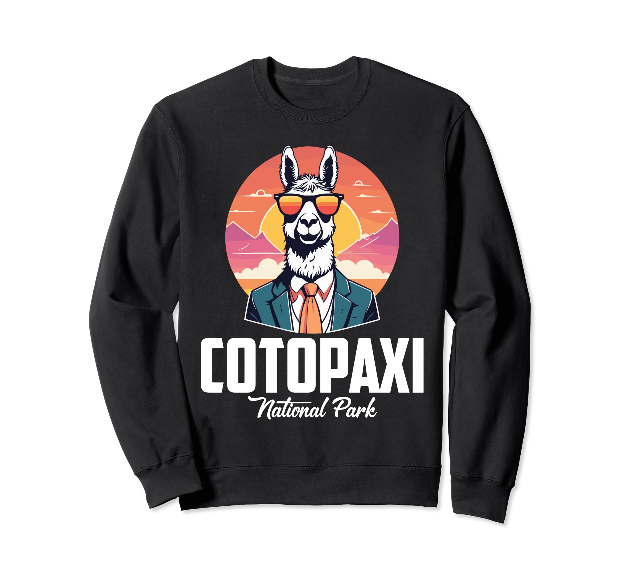Funny Llama National Park Cotopaxi Sweatshirt - Streetwear Style Men Women - T-Shirt, Sweatshirt, Hoodie