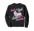 Rollerskate Funny Just Who Loves Sweatshirt - Trendy Graphic for Adults - T-Shirt, Sweatshirt, Hoodie