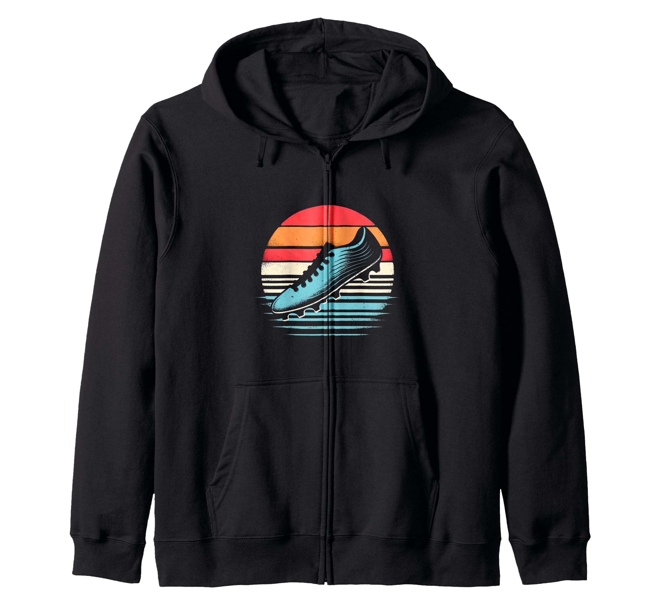 Soccer Cleat Sunset Sweatshirt - Trendy Graphic Men Women - T-Shirt, Sweatshirt, Hoodie