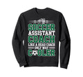 Soccer Assistant Coach Like Head Sweatshirt - Minimalist Print Men Women - T-Shirt, Sweatshirt, Hoodie