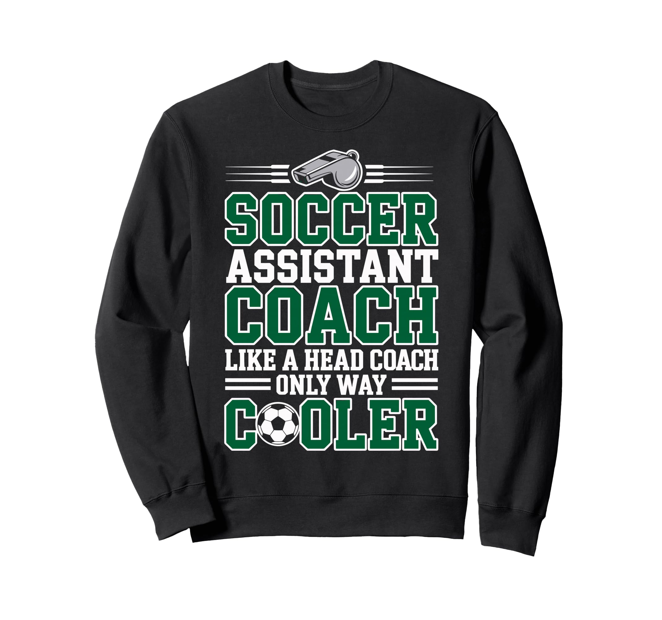 Soccer Assistant Coach Like Head Sweatshirt - Minimalist Print Men Women - T-Shirt, Sweatshirt, Hoodie