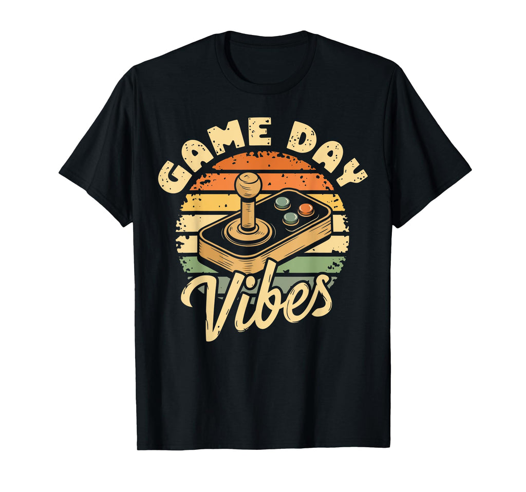Game Day Vibes Arcade Joystick Gaming T-Shirt - Fun Novelty Design Unisex - T-Shirt, Sweatshirt, Hoodie