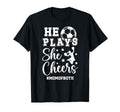 He Plays She Cheers Mom Both Cheer And T-Shirt - Streetwear Style Unisex - T-Shirt, Sweatshirt, Hoodie