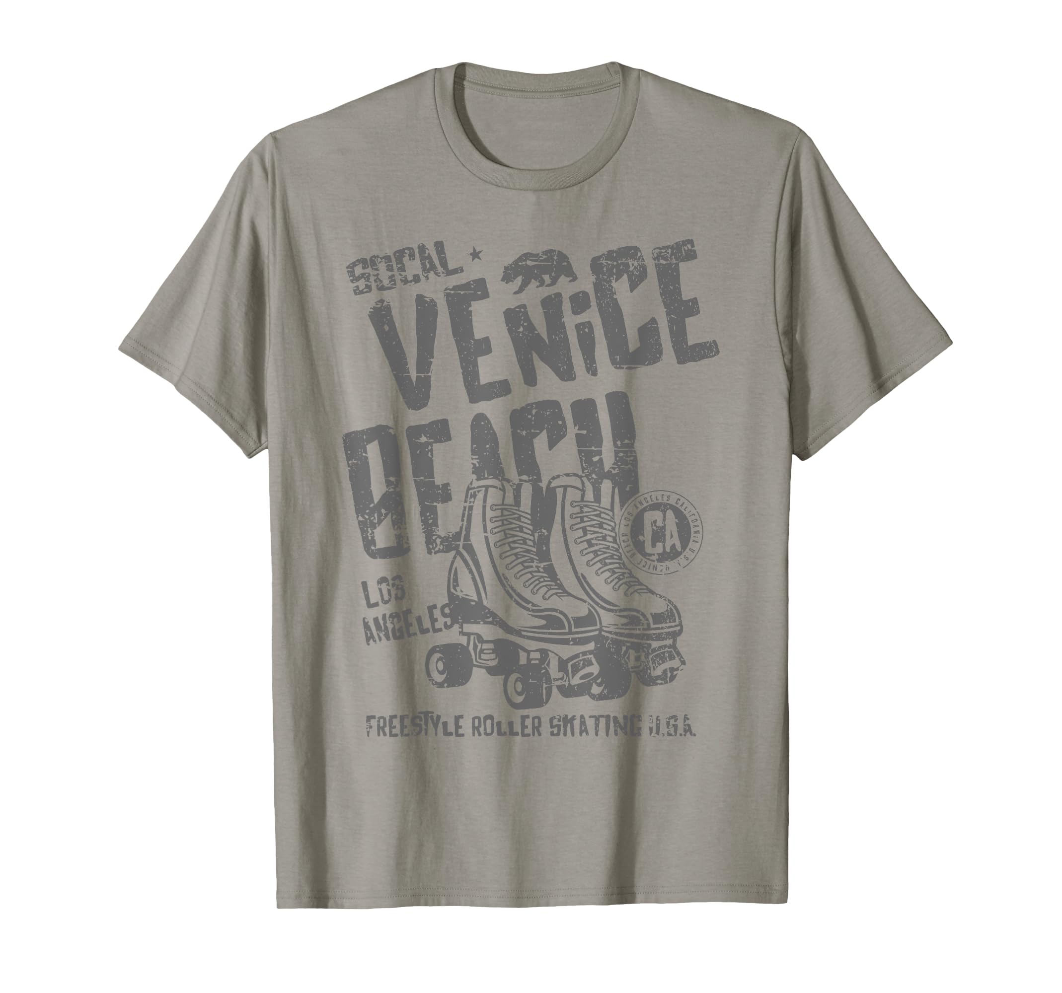 Venice Beach California Roller T-Shirt - Fun Novelty Design Men Women - T-Shirt, Sweatshirt, Hoodie