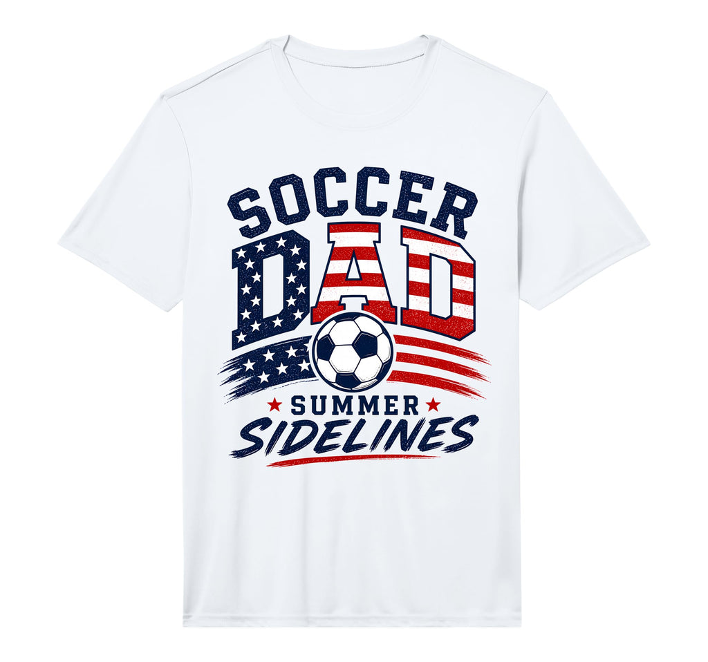 Mens Soccer Dad Summer Sidelines T-Shirt - Minimalist Print Men Women - T-Shirt, Sweatshirt, Hoodie