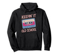 Old School Hip Hop 80S 90S Cassette Hoodie - Fun Novelty Design for Adults - T-Shirt, Sweatshirt, Hoodie
