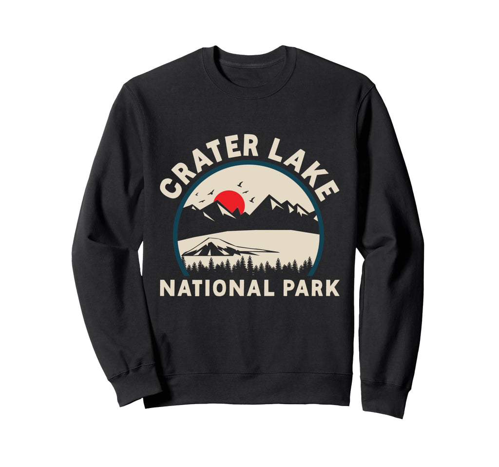 Crater Lake National Park Outdoor Sweatshirt - Graphic Print Men Women - T-Shirt, Sweatshirt, Hoodie