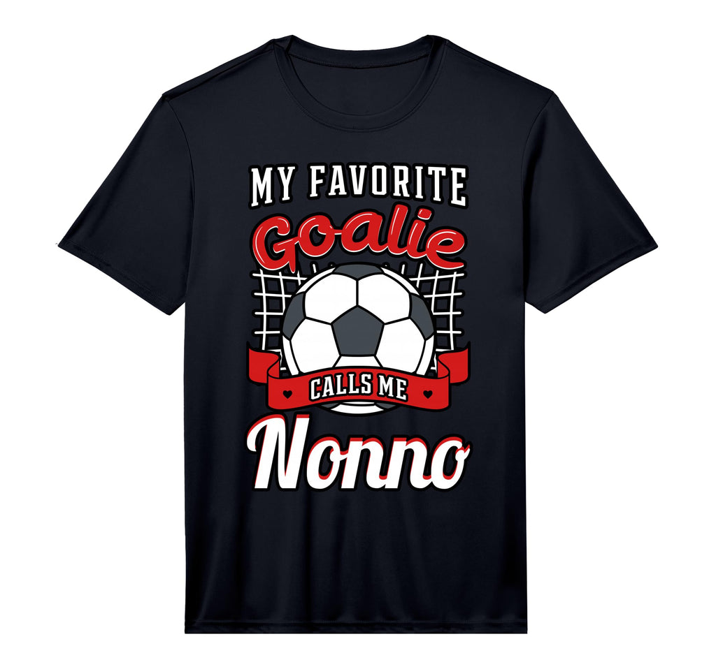 My Favorite Goalie Calls Me Nonno Soccer T-Shirt - Graphic Print Men Women - T-Shirt, Sweatshirt, Hoodie