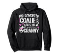 My Favorite Soccer Goalie Granny Soccer Hoodie - Graphic Print Unisex - T-Shirt, Sweatshirt, Hoodie
