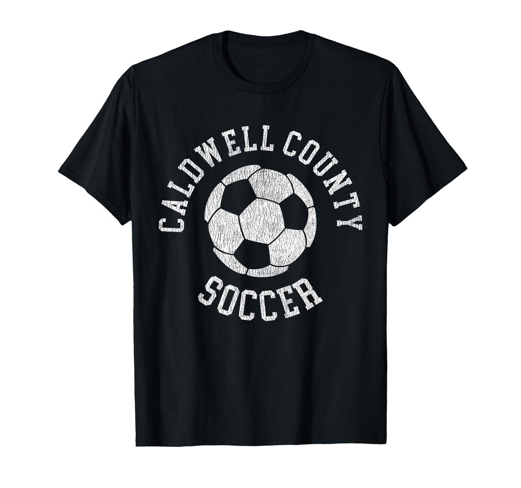 Caldwell County Soccer Distressed 90S T-Shirt - Streetwear Style Men Women - T-Shirt, Sweatshirt, Hoodie