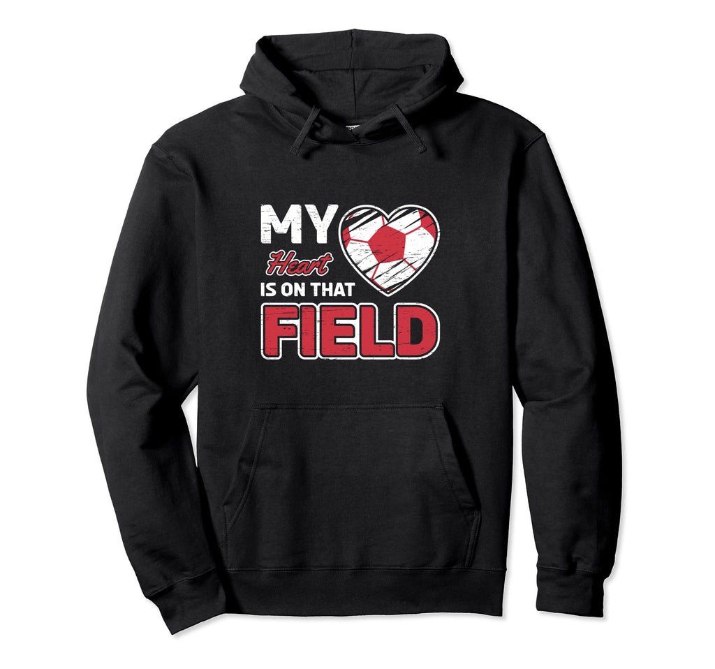 My Heart Is That Field Soccer League Hoodie - Custom Art Print for Adults - T-Shirt, Sweatshirt, Hoodie